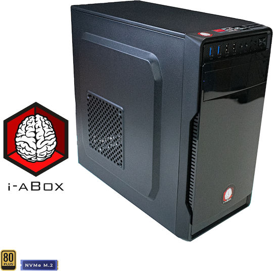 i-aBox Office Value V2 SC1 Desktop PC (Ryzen 5-8500G/16GB DDR5/1.0TB SSD + 2.0TB HDD/W11 Home)