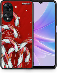 Husă Candy Cane Oppo A78 5G Husă Candy Cane Oppo A78 5G