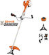 Ruris Motocoasă Ruris Rr460c 3 CP 46,5 Cm3 2 Timpi Lățime de Tăiere 255 Mm Pornire Manuală 1 L Benzină Autocut Lamă cu 3 Dinți