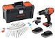 Black & Decker BCD383D2TA Battery Drill Driver 18V 2x2Ah