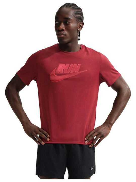 Nike Dri-Fit Herrenblusen Sportliches T-Shirt Rote