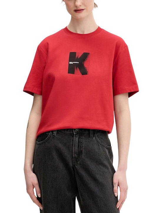 Karl Lagerfeld Karl Women's T-shirt Red