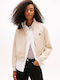 Women's Sweatshirt Jacket Beige