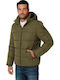 3 in 1 Winter Jacket Puffer Olive