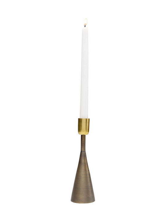 Kare Design Scarlett Κηροπήγιο σε Χρυσό Χρώμα 6x20.5x6εκ.