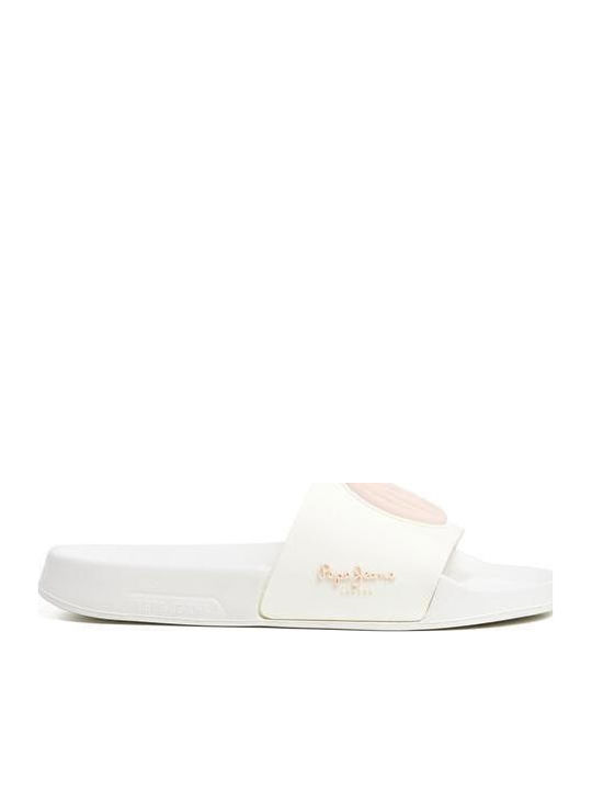 Pepe Jeans Frauen Flip Flops in Beige Farbe