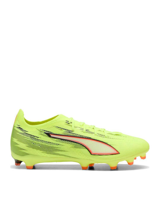 PUMA Ultra 6 Pro Football Shoes with Cleats Yellow