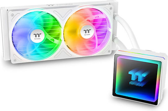 Thermaltake TH240 V3 ARGB Sync AIO v3 Υδρόψυξη AIO CPU με 2 Ανεμιστήρες 120mm Λευκή
