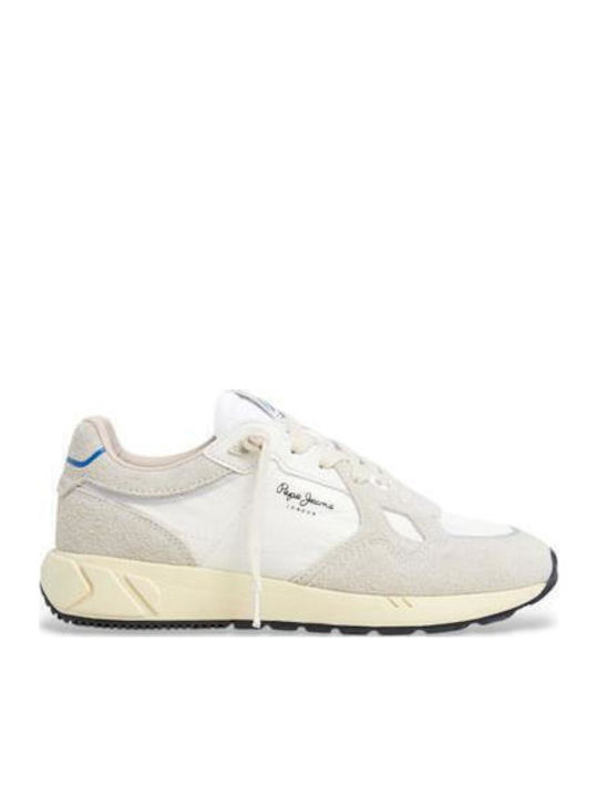 Pepe Jeans Marlon Ανδρικά Sneakers Whitewash White