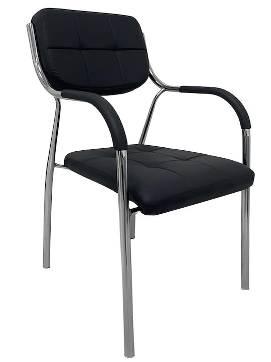 Стол Гост Guestease в Черен Цвят 48x41x87см 5бр