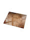 Panou Decorativ Rectangular Pentru Suprafața Mesei Din Sticlă Securizată Model Inspirat Din Lemn 120×80 Cm
