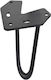Finetto Metal Furniture Leg Hairpin 2-Rod 203mm...
