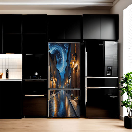 Printed Color Foil Refrigerator Decor Size 200 X 90cm Model Avx-fr30