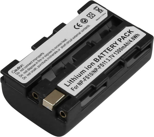 Avizar Baterie Cameră Sony Np-fs10 Np-fs11 Li-ion 3.7v 1300mah 4.8wh Neagră