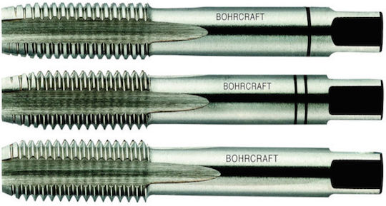 4103 Taps Manual Threading Bsw Thread Similar To Din 352 Hss-g 3 Pcs Set Dim W 1/4''