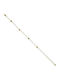 Papadopoulos Gold Women's Gold Bracelet with Zircon K14.21056