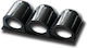 Carbon Car Dashboard Triple Instrument Mount Carbon Type