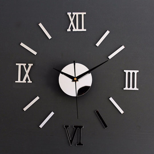Alista Home Wanduhr Silber