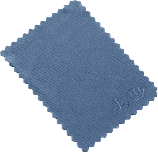 H4 Pack 10 Microfiber Cloths 10x10cm Ultra Soft Blue
