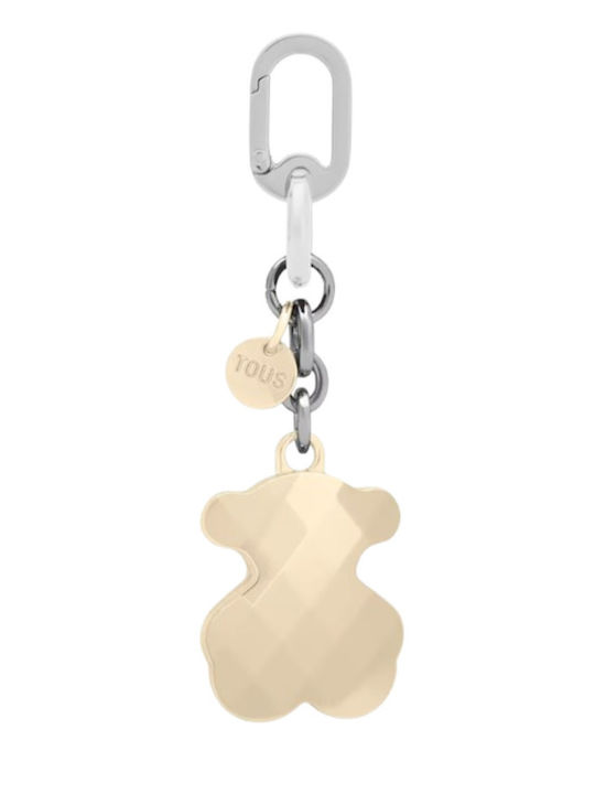 Tous Llavero Facet Bear Gold 360784 Women's Metal Keychain
