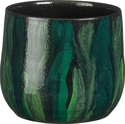 Atmosphera Plant Pot Ceramic Green Atmosphera Plant Pot Ceramic Green