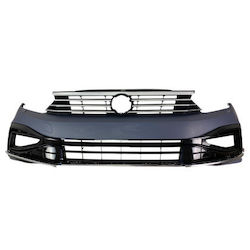 Προφυλακτήρας Εμπρός Vw Passat B8.5 2018+ R Design Μαύρη Μάσκα