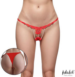 Adalet Lingerie Sophie Lace Thong Pearls
