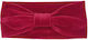 Velvet Turban Knot Hair Band 10cm Red