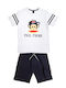 Kids' Set with Shorts Summer 2pcs Navy Blue