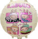 18 Zoll Rundballon Labubu