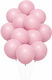 Set Balloons Pastel Baby Pink 12 Pieces