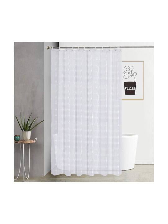 Alista Home Perdea de Baie 180x180cm Transparentă