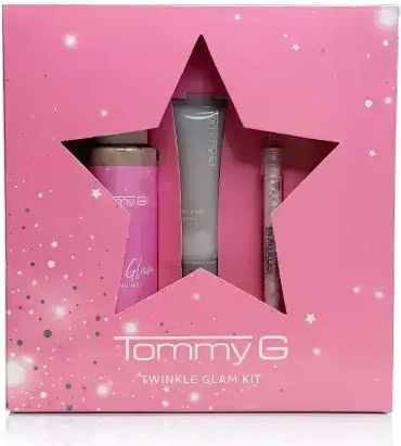 TommyG Twinkle Glam Makeup Set For Eyes & Lips 3 Pieces