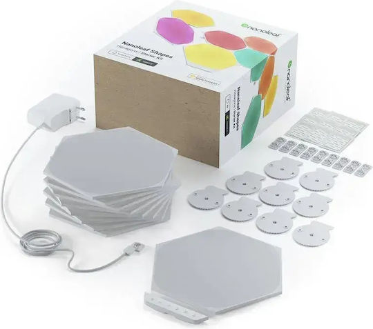 Nanoleaf Dekorative Leuchte Shapes Hexagons Starter Kit LED 9 Stk.