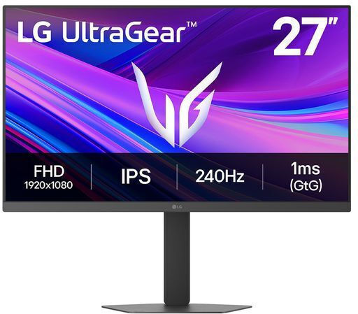 LG UltraGear 27G440A-B IPS HDR Монитор 27" FHD 1920x1080 240Hz с Време на Реакция 1ms GTG Сребрист
