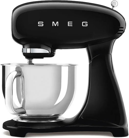 Smeg Kitchen Machine 1000W with Stainless Bowl 4.8L Black