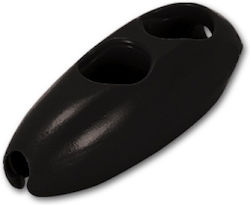 Plastic Olive 5-6mm Black
