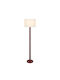 Viokef Viridi Viridi Stehlampe Höhe 158xM400cm mit Lampenbirnensockel für E27 Lampe Bordeaux