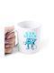 Digital Place Six Mug Ceramic White 330ml