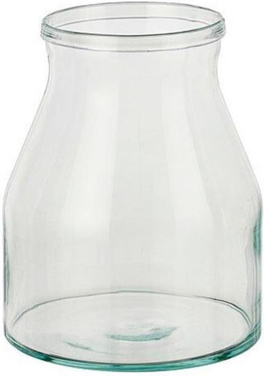 Atmosphera Decorative Vase Janinne Transparent 19.5x25cm