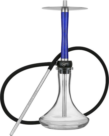 Hookah Geometry Little Bro Wood Blue 60cm