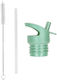 A Little Lovely Company Set Lid Straw Brush Forest Friends Dbssre52
