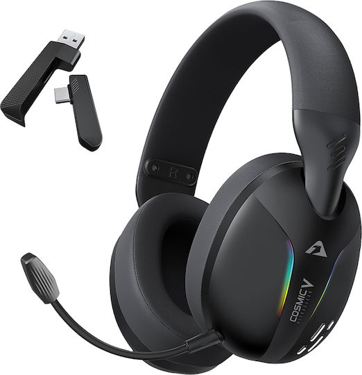 Armaggeddon Trimode Cosmic V Ultraclear Gravity Ασύρματο Over Ear Gaming Headset με σύνδεση Bluetooth / USB