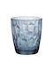 Bormioli Rocco Set Gläser Wasser aus Glas in Blau Farbe 6Stück