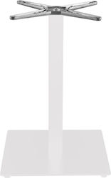 Pakketo Stand De Masă Metalic Tabel Alb Reglabil 48x48x73cm Pakketo Stand De Masă Metalic Tabel Alb Reglabil 48x48x73cm