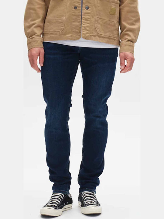 Dhera Ανδρικό Παντελόνι Τζιν Ελαστικό Slim Fit Μπλε