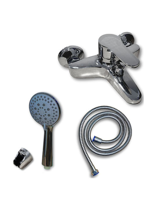 Axon Line Mischung Bade- / Duscharmatur Badewanne Weiß