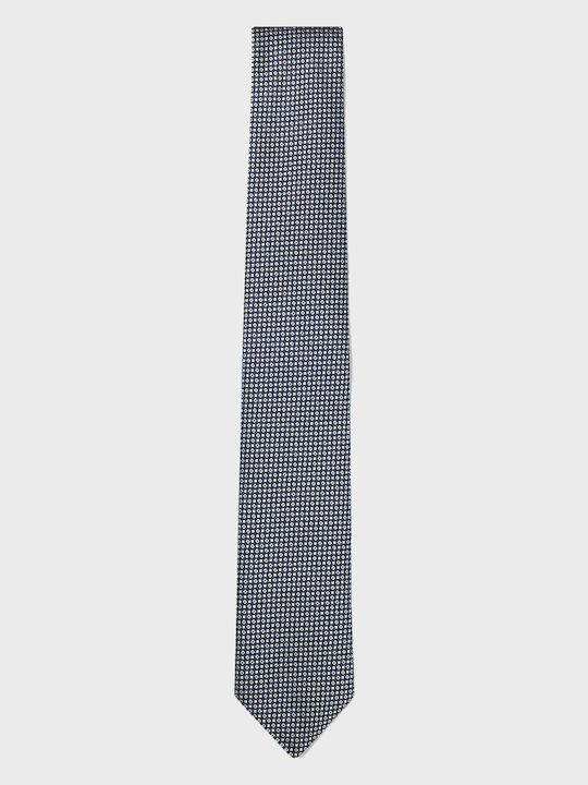Boss Ανδρική Γραβάτα Μεταξωτή με Σχέδια σε Navy...