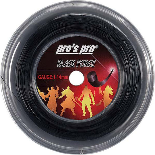 Pro's Pro Χορδή Τένις Μαύρη Φ1.14mm