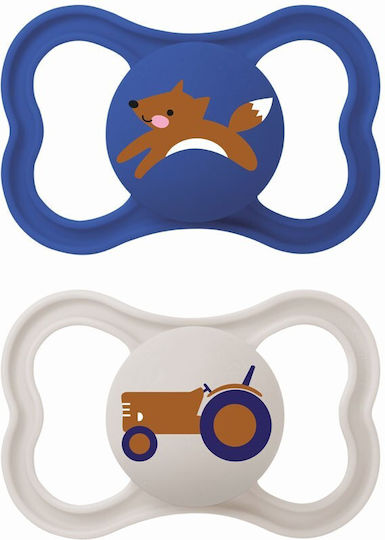 Mam Pacifier Silicone with Case Blue for 16+ months